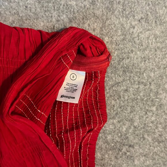 Gimaguas Red Sunrise Cropped Tube Top - Picture 3 of 4